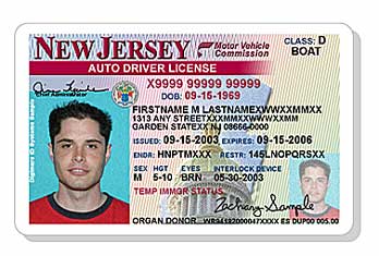 New Jersey Drivers License Restriction Codes