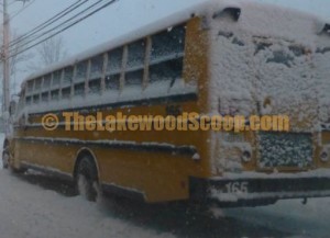 snow school bus