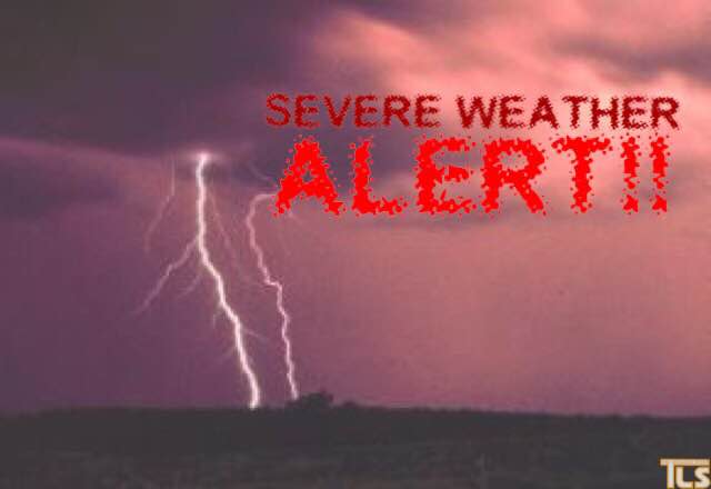 Severe weather alert tls