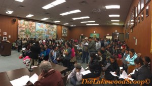 hundreds pack town hall about busing