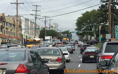 school bus traffic rt 9 first day busing 9-7-16