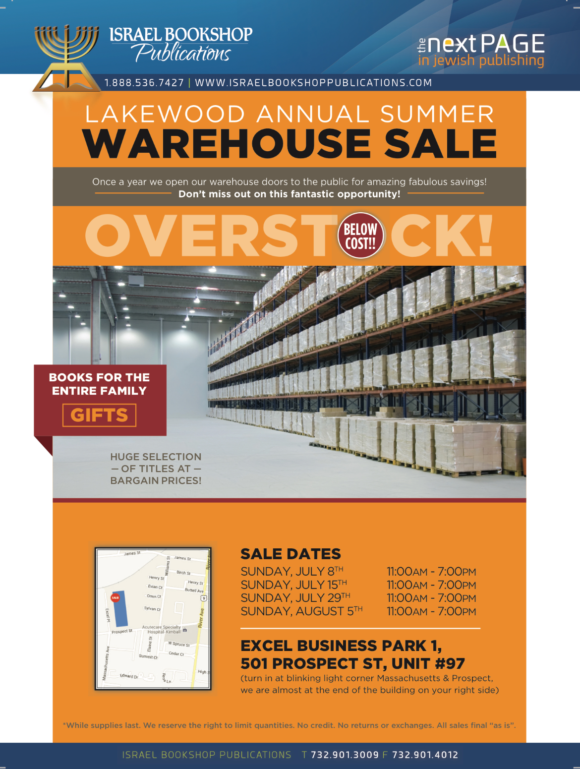 The End of Line Warehouse Sale is On!