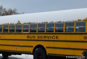 bus snow