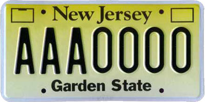 1952 New Jersey License Plate