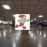 roller skating cartoon